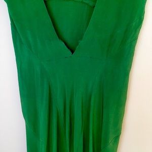Original 1930s bias cut silk gown